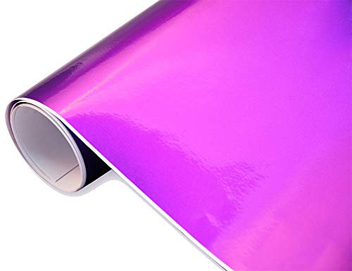 Neoxxim 13,5€/m2 Premium - Auto Folie - Hochglanz METALLIC Lila 1000 x 150 cm Folie - blasenfrei Lackfolie Lackschutzfolie