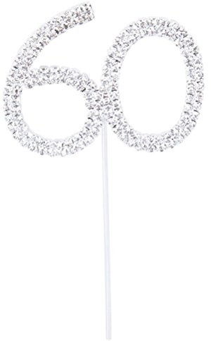 LEORX Cake Topper for 60th Wedding Anniversary Birthday Party