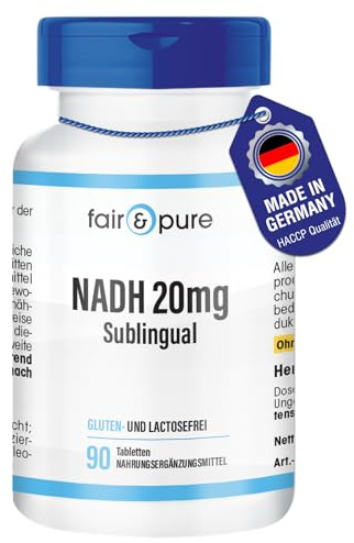 Fair & Pure® - NADH 20mg - 90 comprimés végans - sublingual