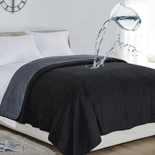 wasserdichte Decke 178x230cm - Liebesdecke Wasserdicht mit 3-lagigem nassschutz, 100% auslaufsicher Tagesdecke für Baby, Erwachsene & Haustiere, geeignet für Bett & Sofa, Leicht zu Reinigen
