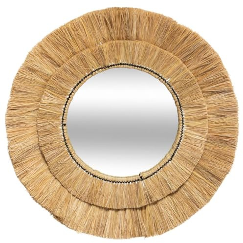 Atmosphera - Spiegel Safari - Bast D. 57 cm - Beige