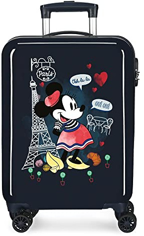 Disney Minnie Around The World, Gepäck für Kinder, Blau (Blue), 38 x 55 x 20 cm, blau, 38x55x20 cms, Kabinenkoffer
