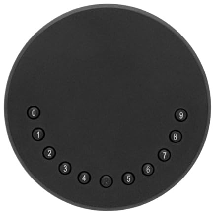 Batilec - Boîte à clés intelligente, connectée et sécurisée avec code PIN, Gris, Noir