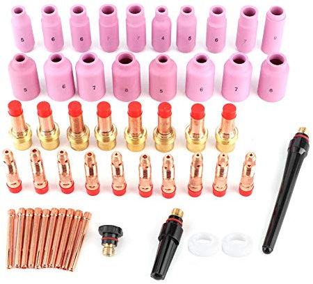5 pz/set ugello di saldatura TIG in cer e lente a gas per torcia WP/17/18/26, punta di e per arazioni profession F5v340