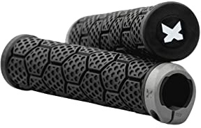 Sixpack D-Trix PA Lock-On Fahrrad Schraubgriffe schwarz/grau