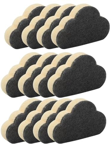 Healifty Éponges De Nettoyage Cuisine Réutilisables 12 Pièces Forme Nuage 4.33X2.95X0.98 Pouces Éponges Pratiques pour Vaisselle Bols Tasses sans Rayures
