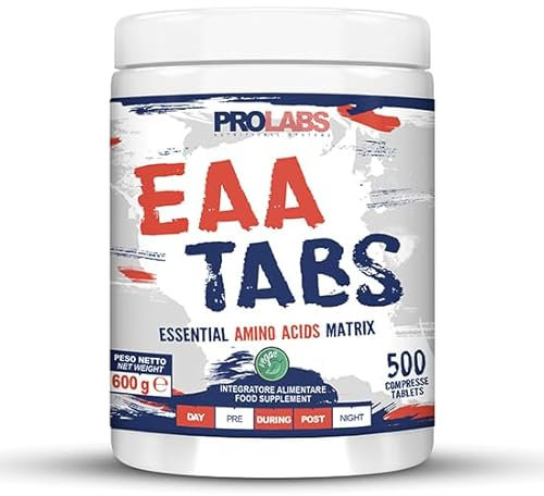 Eaa Tabs 500 compresse da 1,2 gr - aminoacidi essenziali naturali + vitamina B6