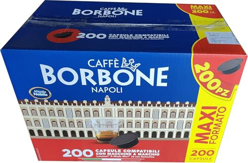 Caffe Borbone 200 Capsule Caffe Compatibile A Modo Mio Miscela Nobile