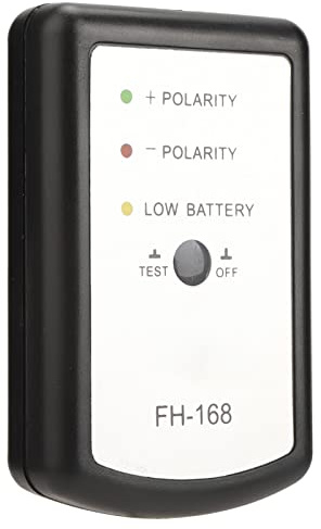 Plyisty Testeur de Klaxon de Voiture, Instrument de Phase de Test de Haut-Parleur Audio Automobile avec Indicateur de Batterie, pour Le Dépannage et Le Test du Système Audio du Véhicule
