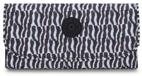 Kipling Money Land Large Wallet, Holiday Waves (Blue)