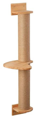 Baum für Katzen, zur Wandmontage, Kratzbaum für Katzen, zur Wandmontage | Aktivitätskratzer für Baum mit Katzenpfosten – Kratzbaum für Katzen zur Wandmontage
