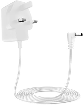 5V Charger Compatible with HelloBaby HB66 HB50 HB6550 Baby Camera Monitor | K05S050100U Replacement Power Adapter, Power Supply, for Video Monitors, Charging Cord, White