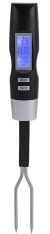 Cooking Thermometer Fork Digital Temperature Fork IP67 Water Proof Instant Read Meat Thermometer Fork BBQ Supplies