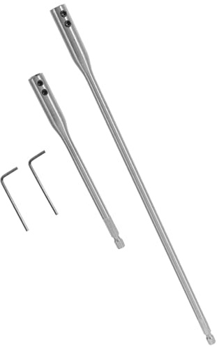 DIYEAH Jeu De Rallonges Forets 5/8 Mm En Acier Haute Teneur 1 Prolongateur Compact Pour Forets à Bois Outil à Main Pour Travaux Rapides Sans Effort