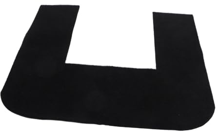 Gatuida Alfombrilla Antideslizante para Inodoro Forma Tapete de Baño Absorbente de Poliéster Resistente y Fácil de Limpiar para WC y Ducha Protección Segura para Suelo