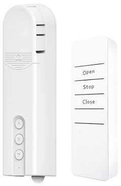 AMISENK Piccolo Motore WiFi Silenzioso Doppio Collegamento Controllo Vocale Apritende motorizzato In/Esterna WiFi Opzione Per Casa Tapparelle Facile Installa Piccolo Motore Tenda