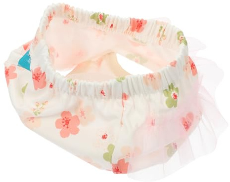 Luxshiny Wiederverwendbare Hundewindel aus Polyester mit Absorption und Süßem Muster für Hunde zum Schutz des Bodens in Saison