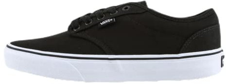 Vans Herren Atwood Sneaker, Canvas Black White, 44 EU