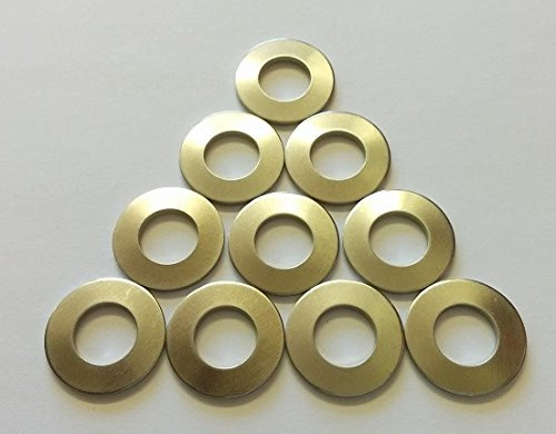 Metric Stainless Steel Belleville Spring Washer.394(10.0mm) Outer Diameter, 0.205(5.2mm) Inner Diameter.020(0.50mm) Thickness, 329 Newtons Max. Load (Pack of 10)