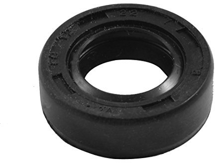 sourcingmap® 12mm x 22mm x 7mm NBR métriques lèvres joint arbre huile Double TC