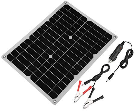 Cargador Solar de 5 V, 15 W, 5 V, 1 A, Panel Solar, USB 2.0, Cargador de energ¡§AA con Cable de Carga para Coche