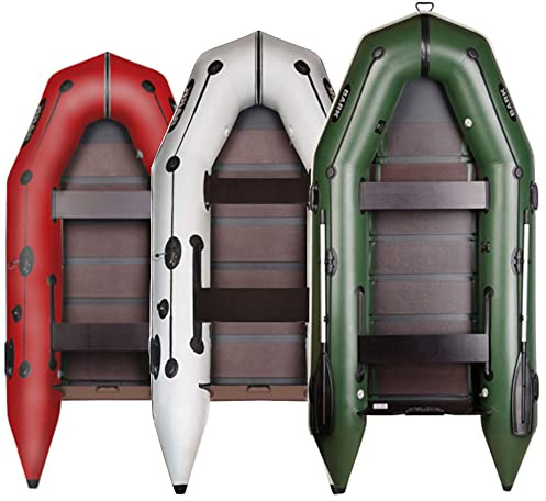 BARK Schlauchboot 2,9m, 2 Personen | 5-schichtiges PVC | für Motor | inkl. Zubehör | Paddelboot Angelboot Freizeitboot Motorboot Elektromotor