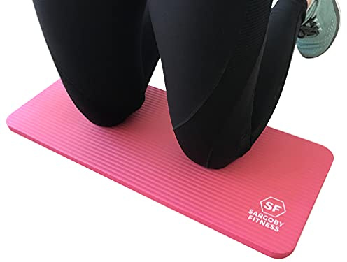 Sargoby Fitness Yoga Knieschoner 15 mm dick um Knie Ellenbogen Unterarme und Handgelenke zu polstern Pilates Knieschoner