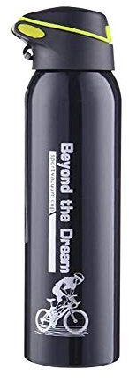 NV Borraccia in acciaio inox, 500 ml, in lega di alluminio, per mountain , bicicletta, equitazione