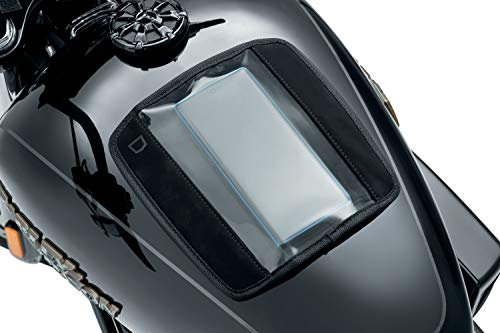 Kuryakyn 5796 Motorradzubehör: Quick-Stash Wasserabweisende GPS-Geräte/Handyhalterung Magnettasche für Stahl-Gastanks, XL, Schwarz