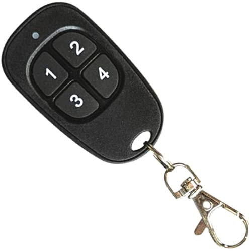 PATABIT Telecomando Cancello Universali | 4 Canali | Copia A Codice Fisso Frequenza 433,92 mHz (1 Pezzo)