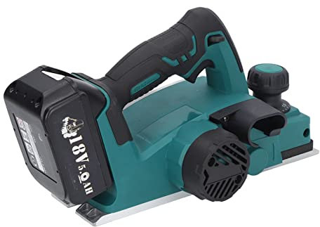 18 V 12.000 U/Min Elektrohobel (ohne Akku) Hand-Holzschneidewerkzeug Einfache Späneentfernung Handhobel mit Weichem Griff