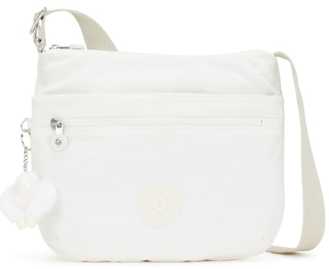 Kipling ARTO Mittelgroße Umhängetasche, Pure Alabaster (Weiß)