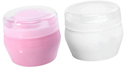 SAFIGLE 2 Sätze Baby-plüsch-puff Puderquaste u Flaum Puderquaste Baby Puderquaste Glatte Puderquaste Gesichtspuderquaste Puderquaste Aus Baumwolle Leere Tonerkartusche Körper Pp Reisen