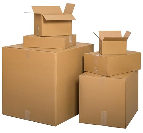 karton-billiger | Faltkartons Versandkarton 600x400x300mm Fefco0201 2-wellig Verpackungskarton 60x40x30cm Pappkarton Wellpappe (180)