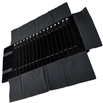 APLVFFZH Elegante Astuccio Arrotolabile per Organizzare Gioielli, Ideale per Viaggi E per La Casa.