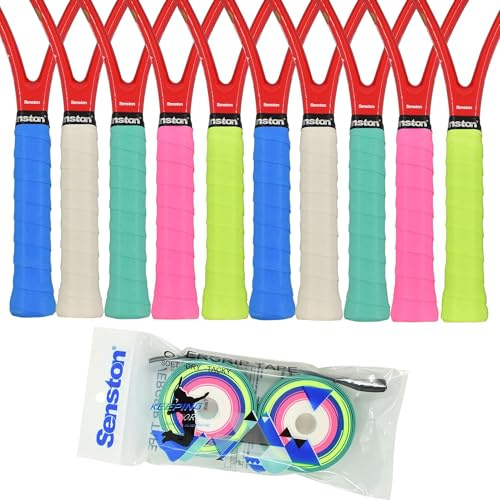 Senston 10 x Griffband für Tennisschläger, Badminton, Pickleball, Paddel, Griffband