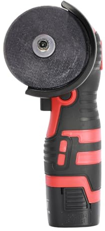 Angle Grinder Tool, Cordless Mini Angle Grinder, Brushless Cut Off Hand Polishing Grinding Tool, Electric Grinder Power Tool,Angle Grinder for Wall Panel Slotting, Floor Cutting,Tile Cutting (Red)