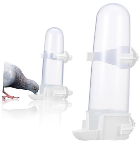Mipcase 2pcs Bird Feeder for Cage Automatic Water Dispenser Parakeet Food Holder Indoor Bird Feeder Accessory