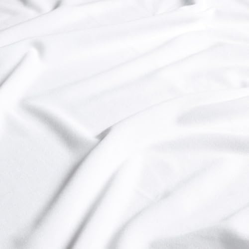 Bademodenstoff Innenfutter Netzstoff Meterware Futterstoff Öko-Tex Standard 100 Klasse 1 (Weiß)