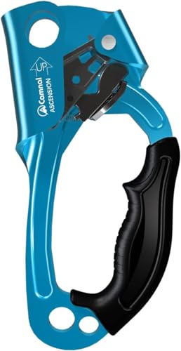 Kletteraufsteiger, UIAA- und CE-zertifizierter Aufsteiger mit Griff, für Seile von 8 bis 13 mm Durchmesser, für Arbeiten an Felsen, Bäumen und in der Höhe