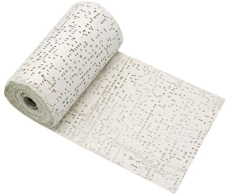 Rollo de vendaje de gasa de tela de yeso para hacer esculturas y proyectos de arte texturizado, secado rápido, 9 pies
