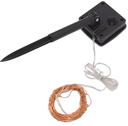 RASTKY Stringhe Luminose a LED Solari Flessibili e Impermeabili per la Decorazione del Giardino Esterno, Luci in Filo di Rame da 10 M per Alberi e Patio