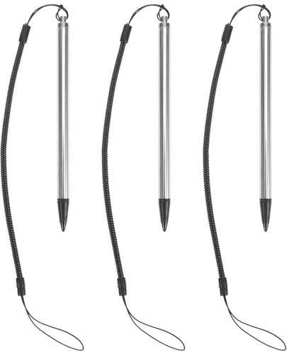 BESPORTBLE Penna Stilo Resistiva in Plastico e Alluminio, senza Necessità di Ricarica 3 Pezzi Impugnatura Antiscivolo per Touchscreen per Dispositivi Resistivi e Uso Quotidiano