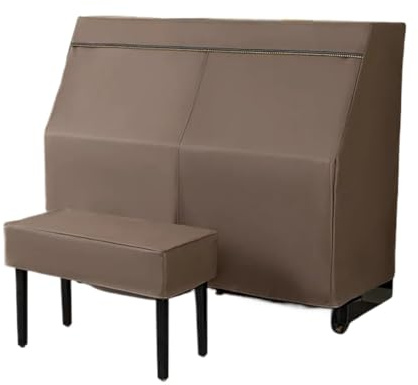 Klavierbezug-Sets, allgemein, modern, wasserdicht, for Klavier, Hocker, Sitze, Heimdekoration, Klaviertuch für Flügel(Coffee,Single seat)
