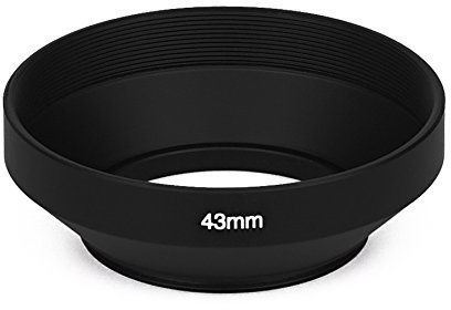 Paraluce grandangolare universale 43 mm paraluce obiettivo 43 mm