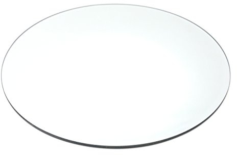 Sandra Rich Spiegelplatte, Deko Spiegel, Tischspiegel Mirror rund D. 35cm Glas