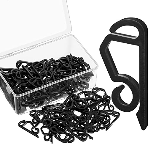 Marsui 120 Stücke Weihnachten Licht Clips Outdoor Dachrinnen Haken Wetterfeste Outdoor Lichter Klammer Feiertag Licht Clips für Weihnachten Dekoration Lichterketten (Klassischer Stil)