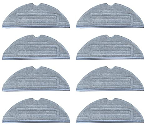 ARSMI Mop-Pads S7 T7s. Plus Baumwoll-Wischtücher Ersatztücher kompatibel for Xiaomi kompatibel for Roborock Mopp (Color : Light Grey)