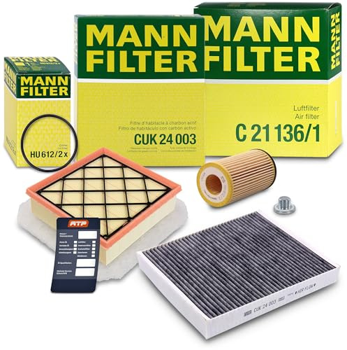 MANN-FILTER Inspektionspaket Filterset 1x Ölfilter, 1x Luftfilter, 1x | Kompatibel mit: OPEL MERIVA B Großraumlimousine
