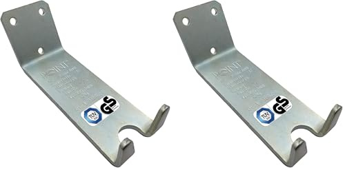 POINT Fahrrad Wandhalterung, Pedalaufhängung, TÜV geprüft, Leichte Montage, Inkl. Montagmaterial (Packung mit 2)